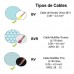 Conector Derivador Conexión Rápida Transparente 5 Puntos 1 a 5